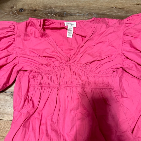 NWOT puff sleeve midi dress - Picture 3 of 3